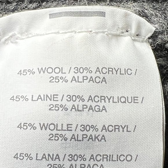 J. CREW Gray Wool/Acrylic/Alpaca Open Front Cardigan Sweater Size XS - Picture 10 of 12